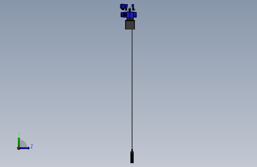 起重机 demag-dc-pro-5-500-chain-hoist SW 左侧视图