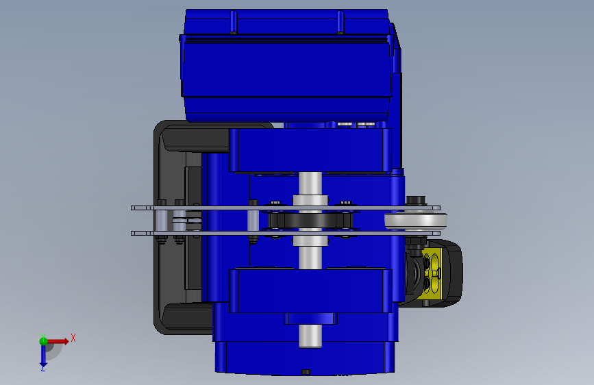 起重机 demag-dc-pro-5-500-chain-hoist SW 俯视图