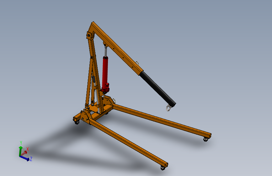 Y2104-起重机 Engine_hoist SW INVENTOR STP