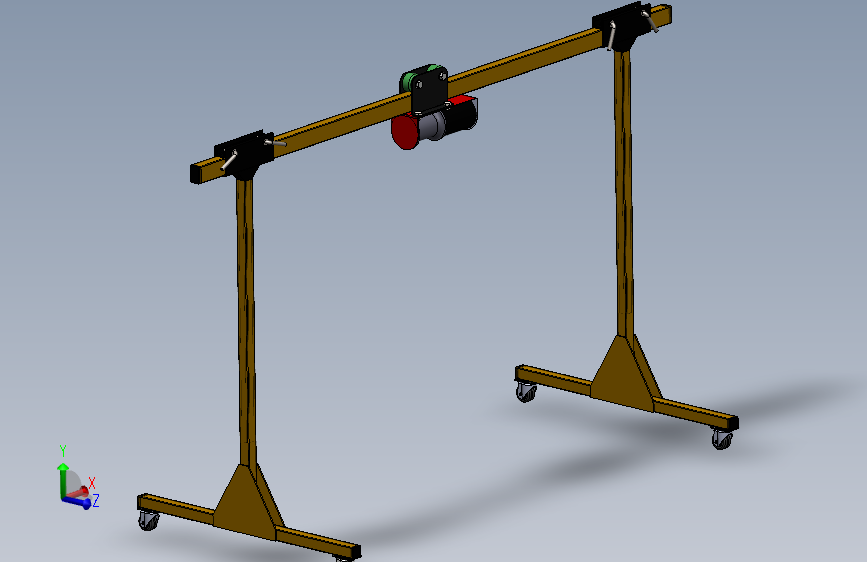 Y2116-起重机 gantry-crane-portable-with-tool-less-assembly SW