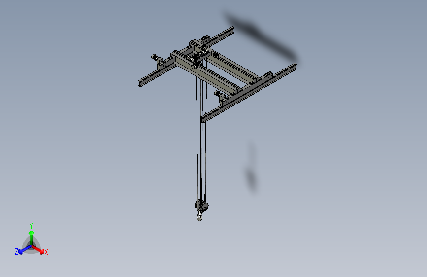 Y2140-起重机 Overhead Crane assembly STP
