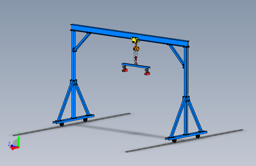 Y2146-起重机 Puente Grua SW