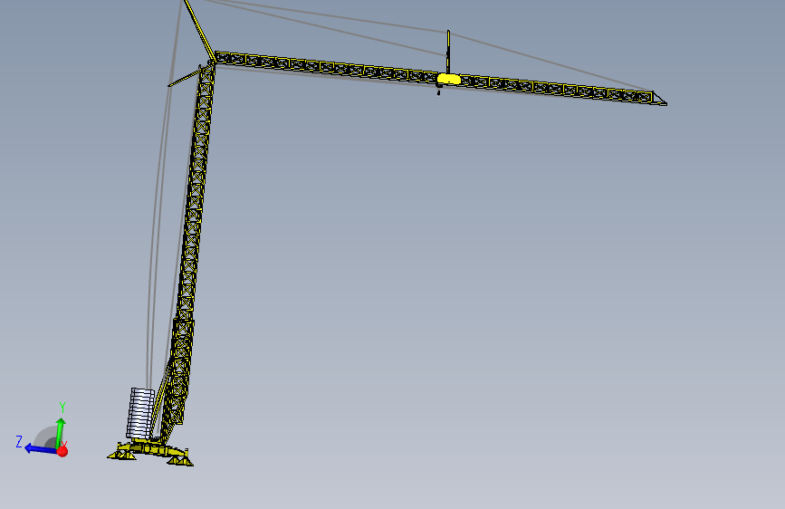 Y2149-起重机 self-erecting-tower-crane SW