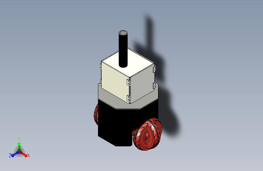 Y2229-AGV 智能小车 automated-guided-vehicle-6 STP