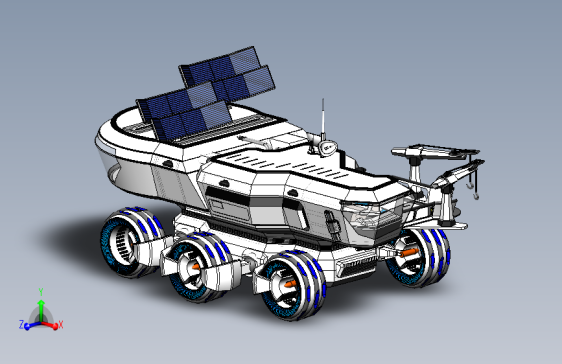 Y2251-AGV 智能小车 Mars Expedition Vehicle Concept SW STP IGS
