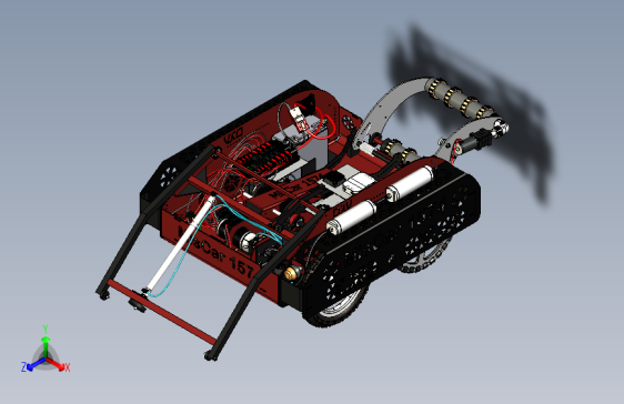 Y2264-AGV 智能小车 MisCar 2016 Full Robot  stp