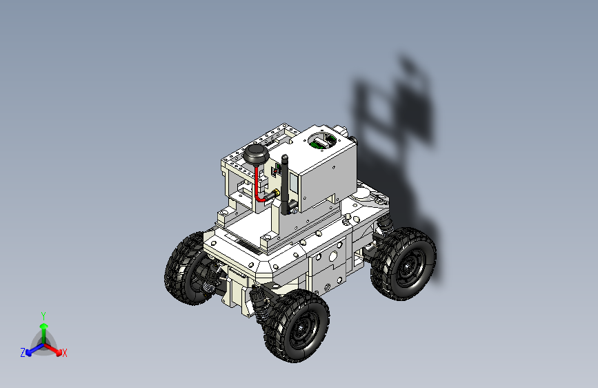 Y2279-AGV 智能小车 Rover_Modular STP STL