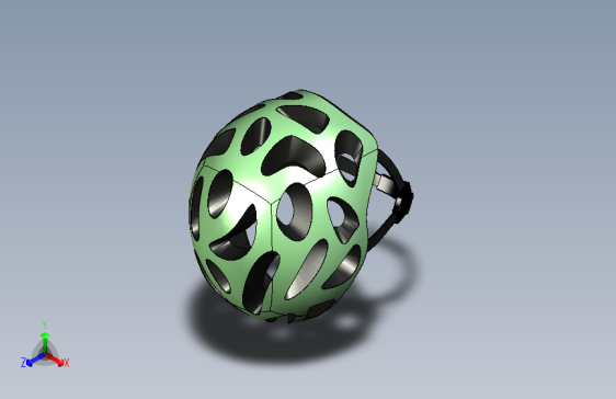 自行车头盔模型