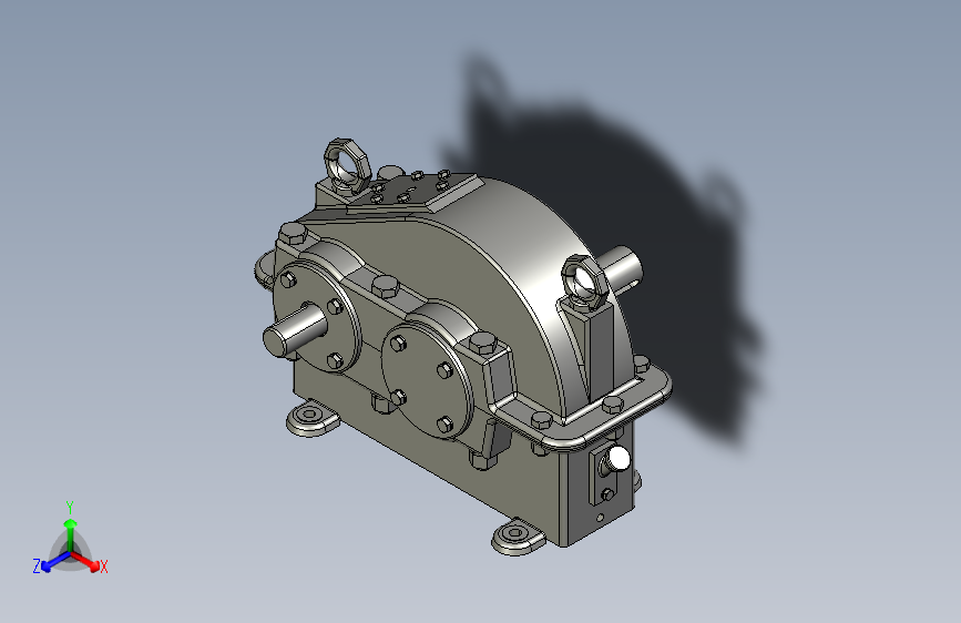 Y2482-减速器 mechanical-reducer STP