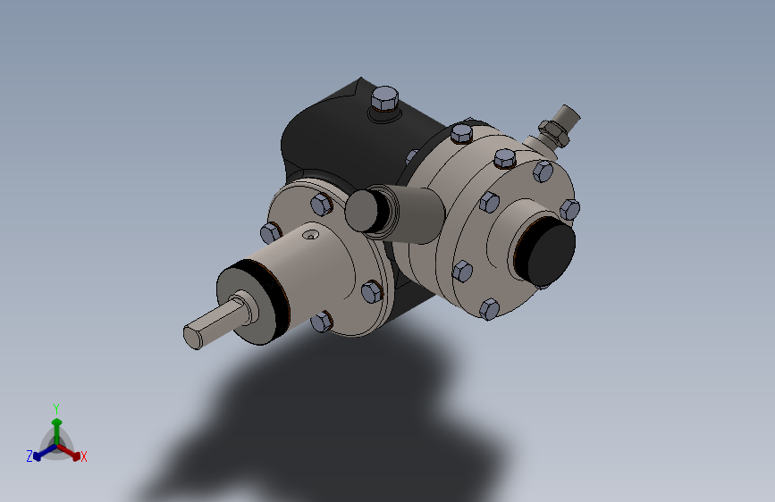 Y2484-减速器 motoredutor-pneumatico-pneumatic-motor-with-speed-reducer SW STP