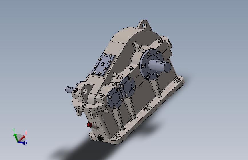 Y2501-减速器 reducer-reductor-reduktor-motoreducer-gearbox SW 二维