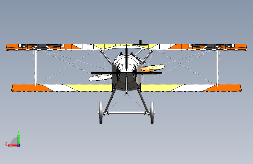 Y2575-飞机 Albatros D2 SW_SOLIDWORKS 2014_模型图纸下载 – 懒石网