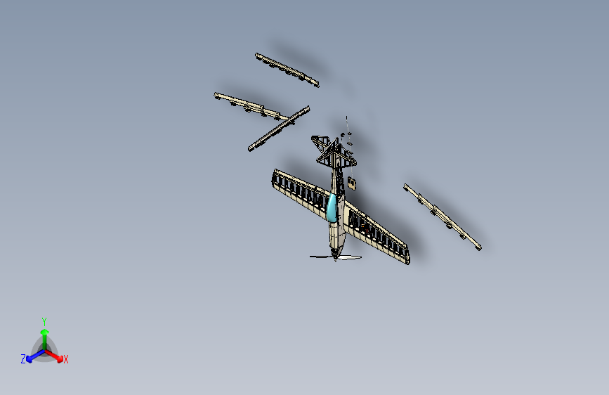 Y2599-飞机 cloud-dancer-ii-1 2 STP