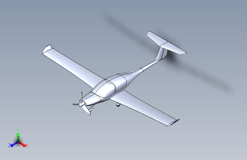 Y2601-飞机 diamond-da40-assembly-1 1 STP