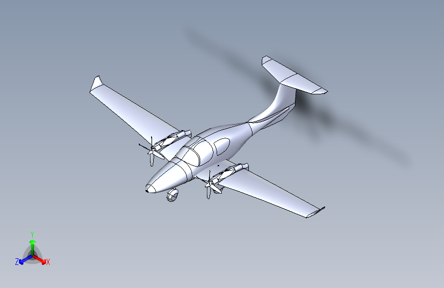 Y2602-飞机 diamond-da62-1 1 STP