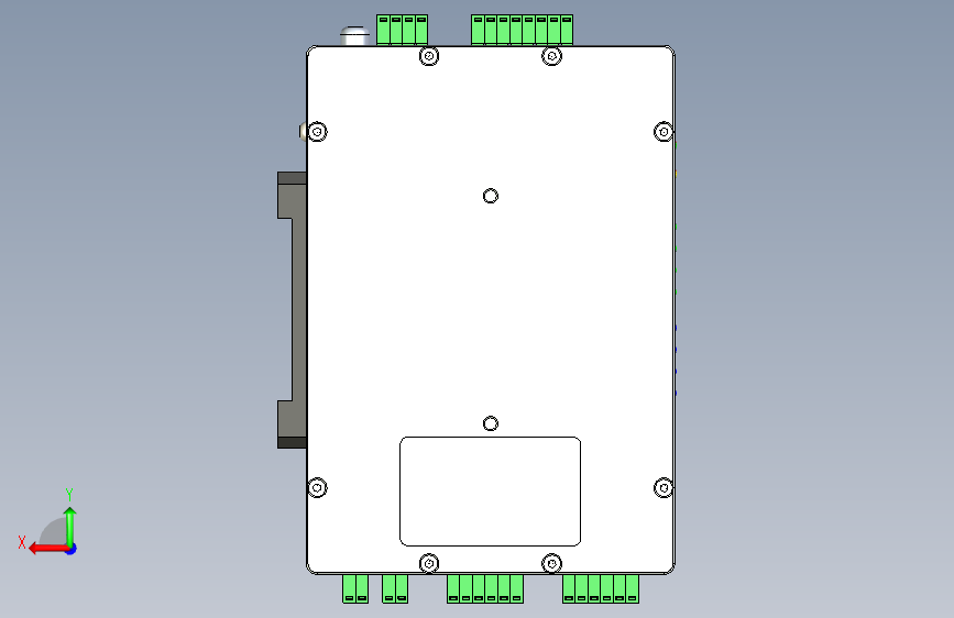 nonead-ngripper90-cb4-0-nuc-m-cb4 STP机械爪 夹爪 背面视图