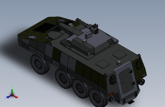 Y2862-坦克 战车 8x8-armored-vehicle SW