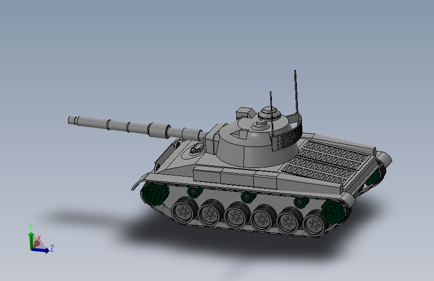 Y2923-坦克 战车 PZ-68 the panzer 68 tank SW