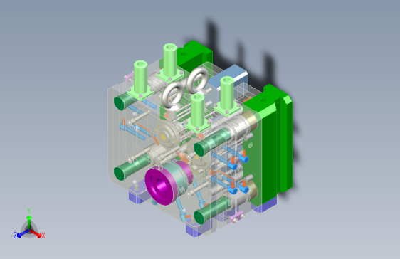 Y2964-冲压模具 high_pressure_die_casting X_T