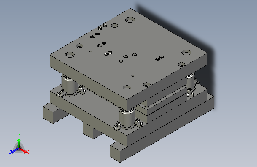 Y2978-冲压模具 prog-die-to-produce-mfgclip SW STP STL