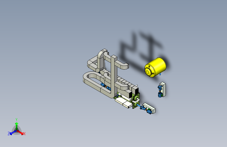 Y3107-制冷机 TUGAS 2 CHILLER INV_Inventor_模型图纸下载 – 懒石网