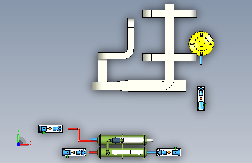 Y3107-制冷机 TUGAS 2 CHILLER INV_Inventor_模型图纸下载 – 懒石网
