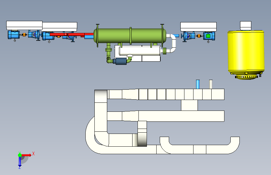 Y3107-制冷机 TUGAS 2 CHILLER INV_Inventor_模型图纸下载 – 懒石网