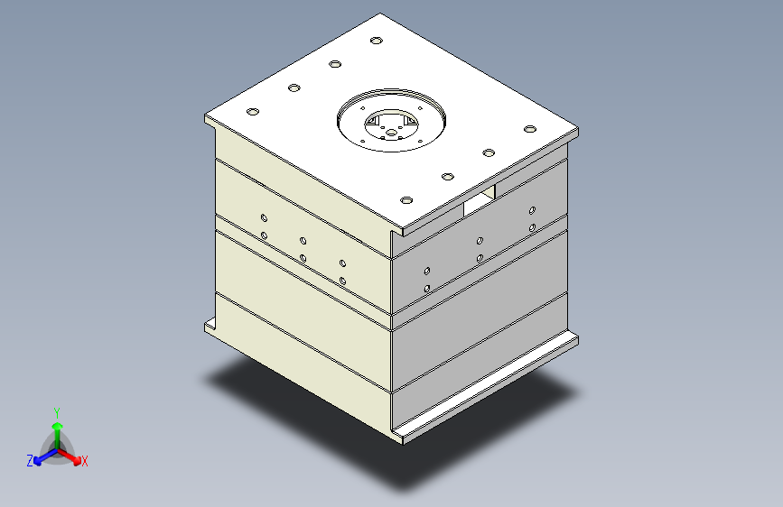 Y3298-注塑模具 cover-mold-kapak-kalibi X_T