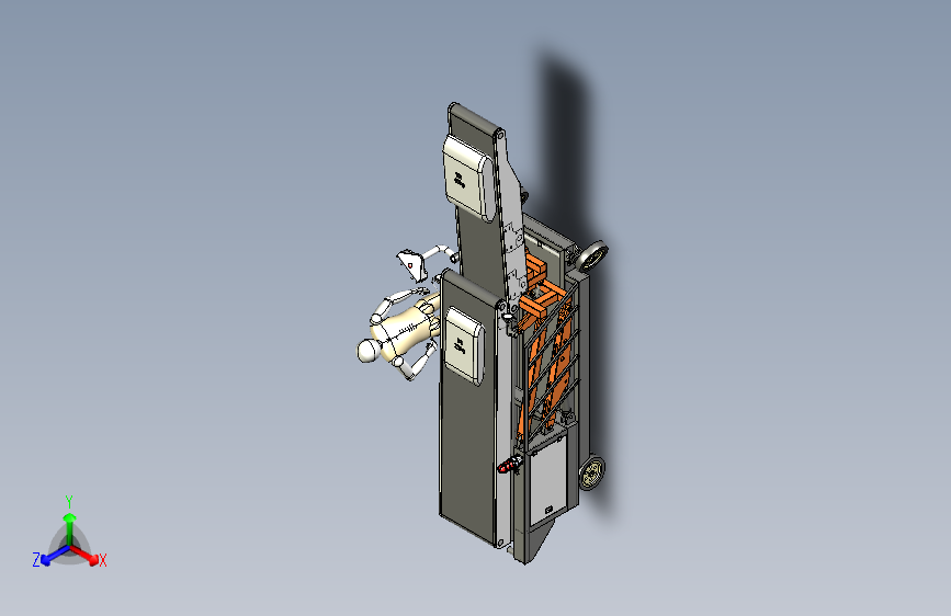 Y3361-挂车 拖车 conveyor-self-propelling STP X_T