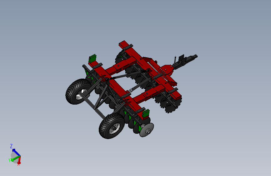 Y3654-农业机械 hidrolik disc harrow SW