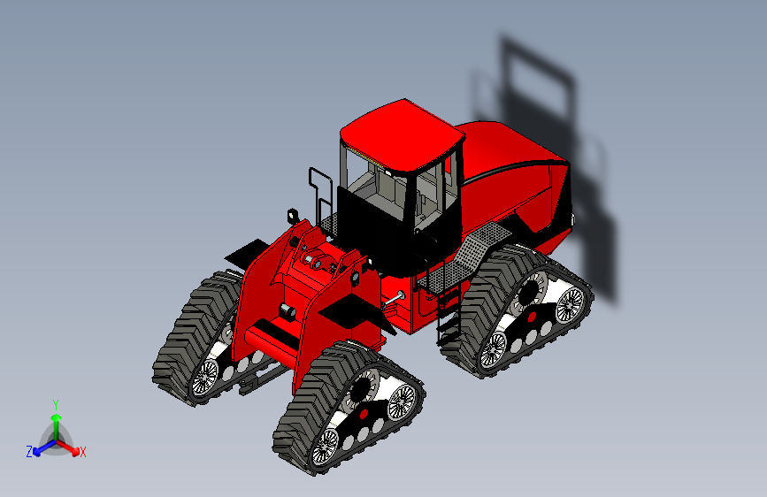 Y3716-拖拉机 Tractor CNH IGS