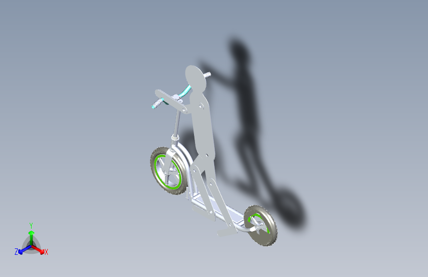 Y3794-踏板车 all-terrain-kick-scooter STP