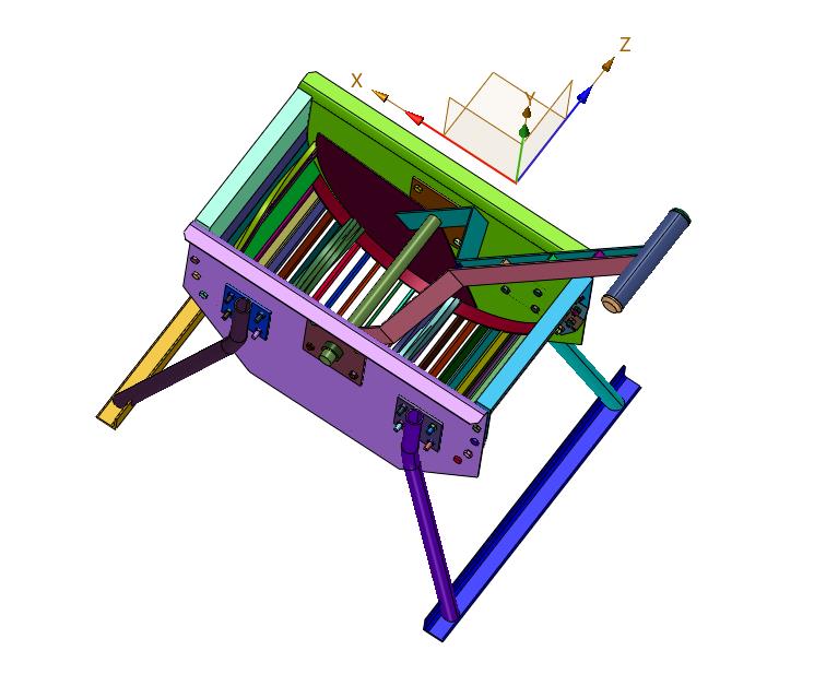 手动滚筒农作物碾碎器