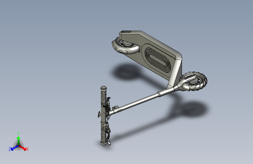 Y3805-踏板车 electric-scooter-23 STP