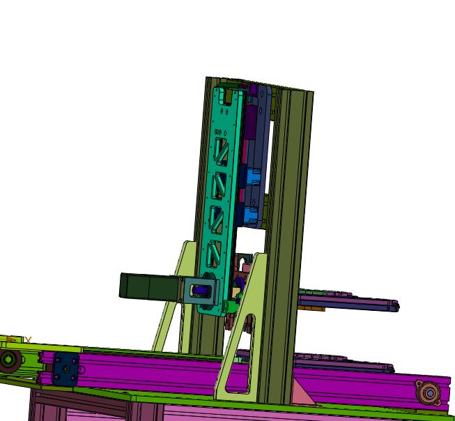 输送线在线自动开口夹板翻面机