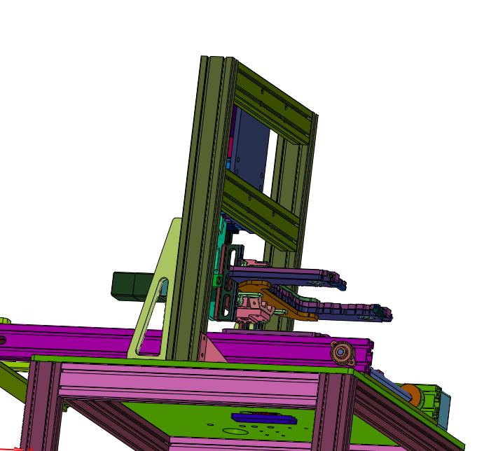 输送线在线自动开口夹板翻面机