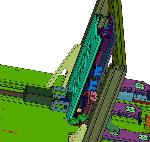 输送线在线自动开口夹板翻面机