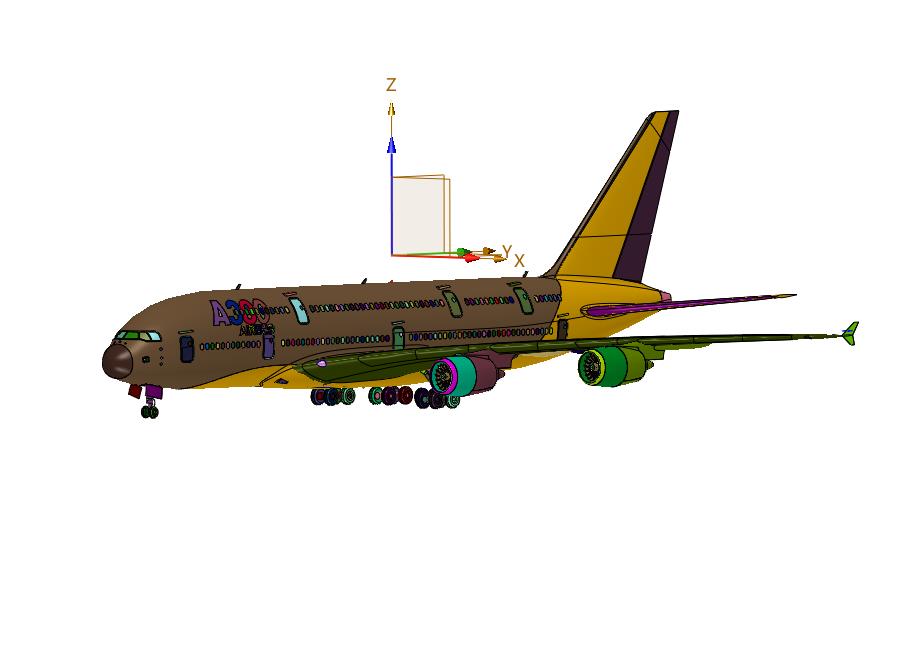 双层空中客车巨型客机A380-800