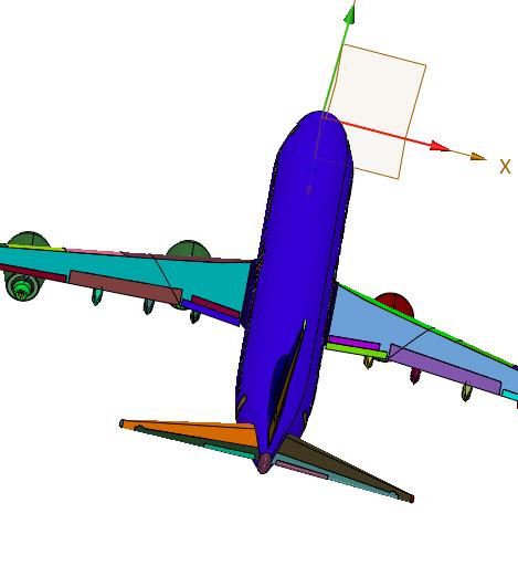 双涵道客机模型飞翼波音737