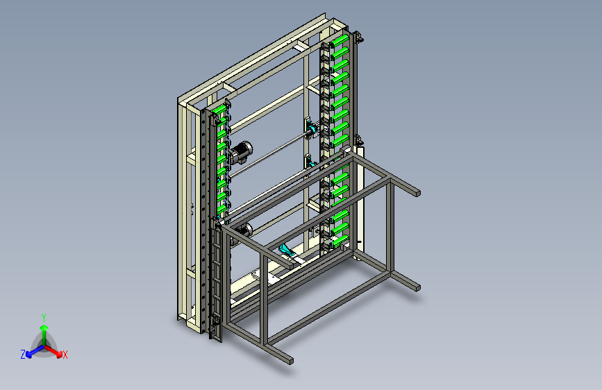 Y3854-57 叉车 CATIA STP IGS