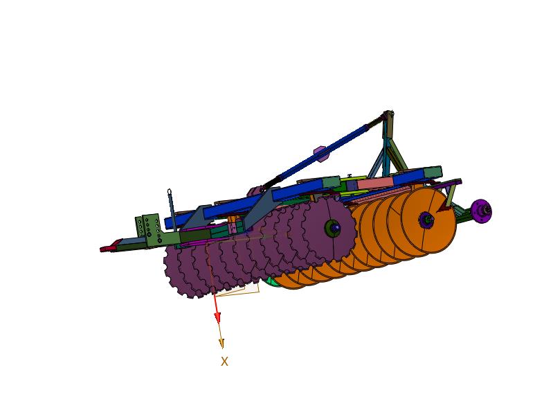 拖拉机牵引重型圆盘耙片耕地机械重耙