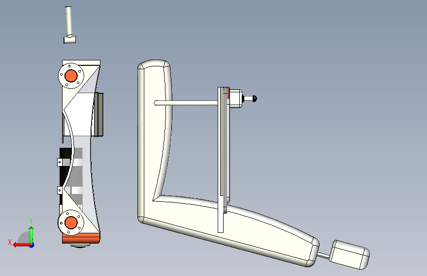 Y3934轮椅 electricwheelchair INVENTOR STP_Inventor_模型图纸下载 懒石网