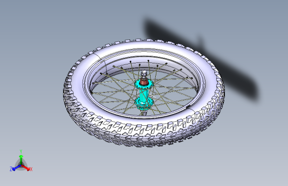 Y3946-轮毂 Front Wheel 20inch STP