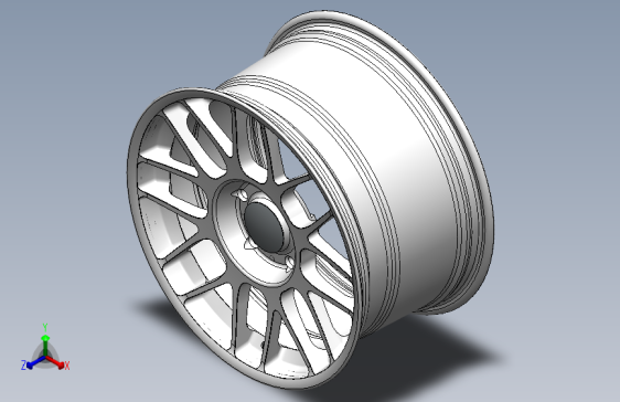 Y3974-轮毂 apex-rim-18x9.5 SW STL IGS