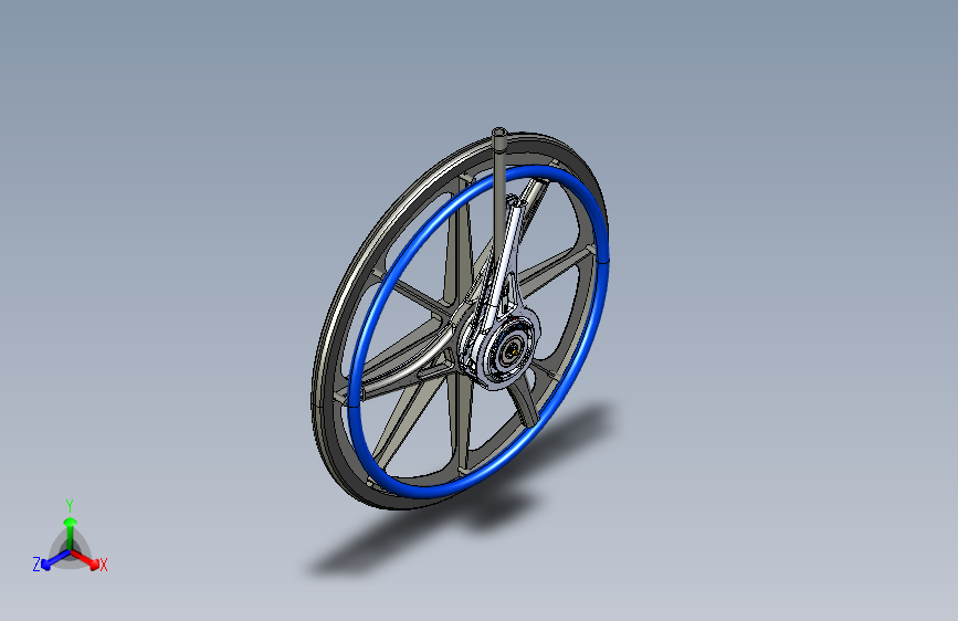 Y4006-轮毂 chairweel-propulsion-system STP