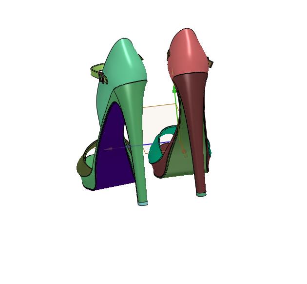 一字扣带性感时尚高跟鞋女