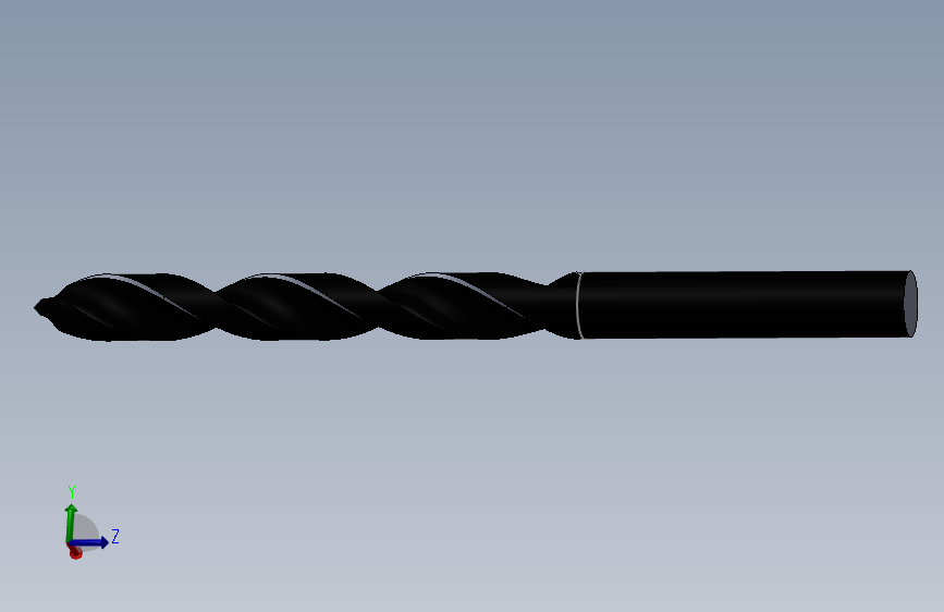 Y4164-钻头 批头 drill-bit-18 SW STP CATIA