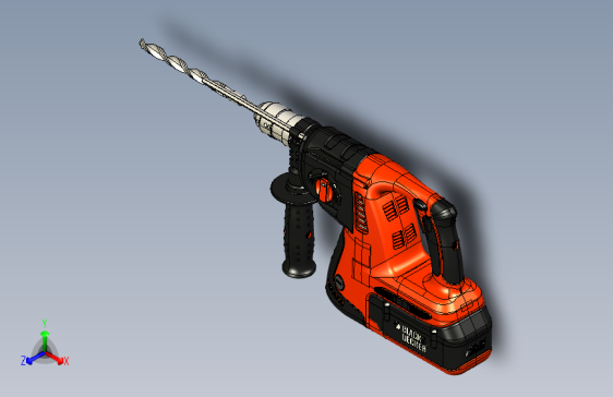 Y4174-手电钻 black-decker-sds-drill SW STP STL