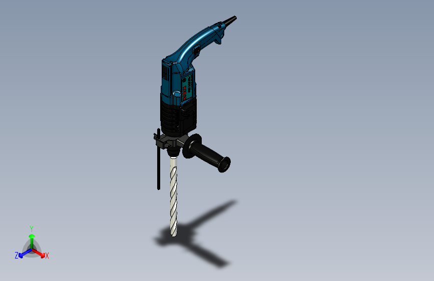 Y4176-手电钻 bosch-gbh-2-20-sre-hammer-drill CREO STP