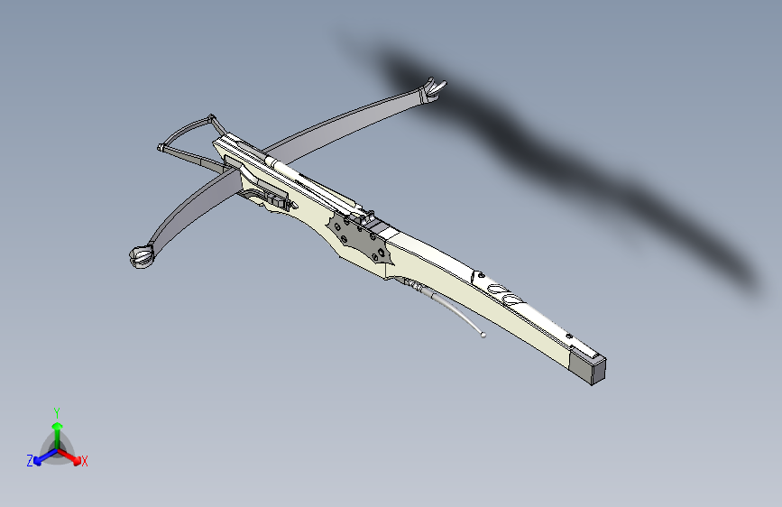 Y4341-弓弩 medieval-crossbows STP